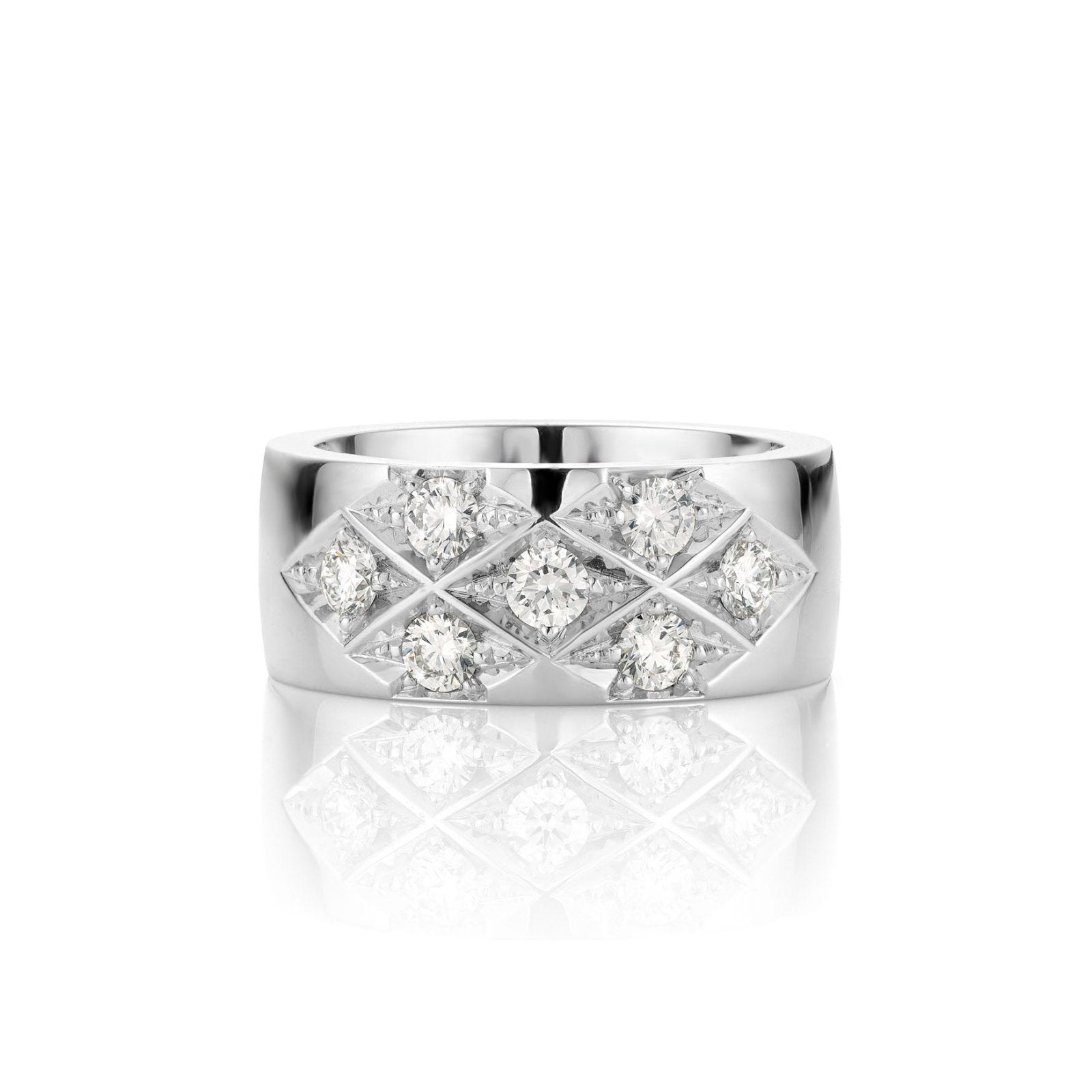 Diamonds Vortex Ring 0.74ct | By Jochen Leën